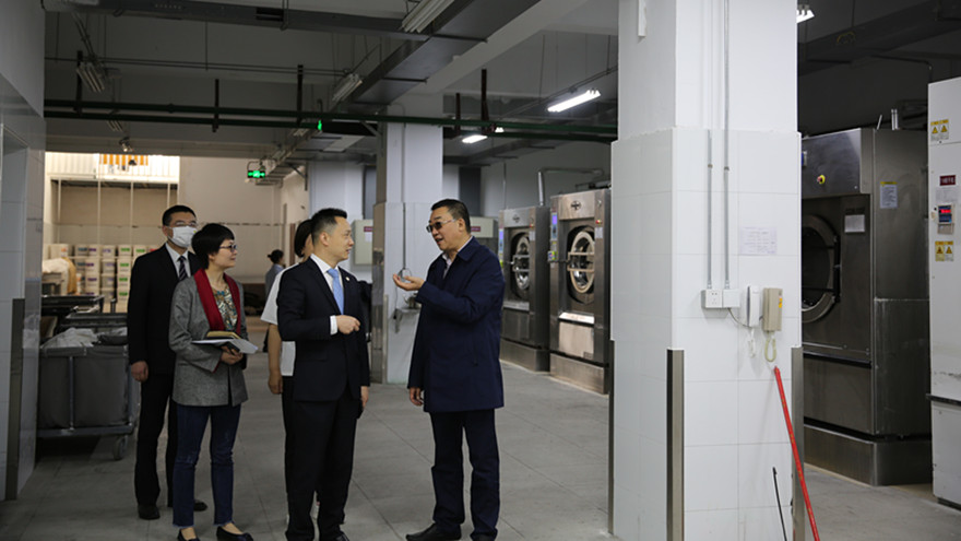 集团党委副书记、总司理程一带队督查绵州旅馆清静生产和疫情防控事情