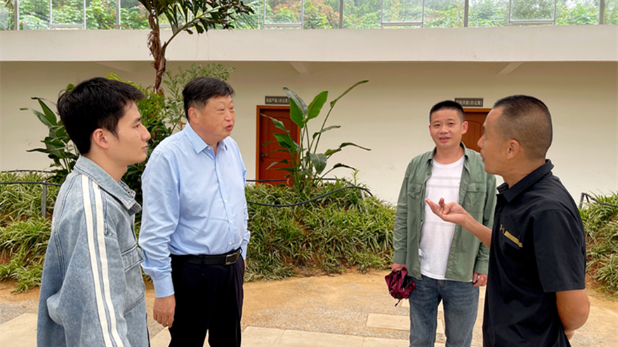 豪门国际官网集团党委书记、董事长李桂炳调研墟落振兴驻村帮扶事情